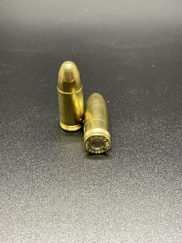 9mm Luger 124 Grain Total Metal Case Brass Cased Centerfire Pistol Ammunition - Image 3