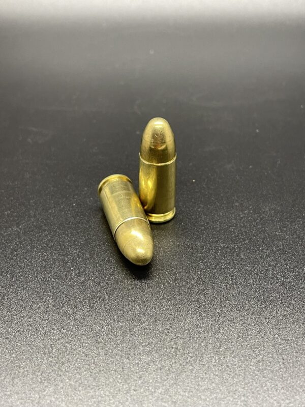 9mm Luger 124 Grain Total Metal Case Brass Cased Centerfire Pistol Ammunition - Image 2