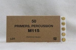 25mm Bushmaster Percussion Primers Box Of 50 - CDVS