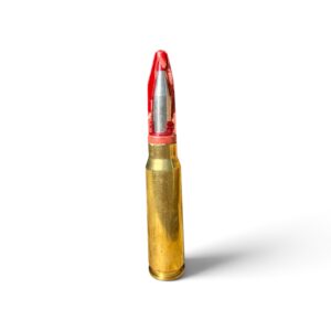 20mm Phalanx Fired Brass Case Dummy Round with Broken Red Sabot – Cutaway? – Price Each