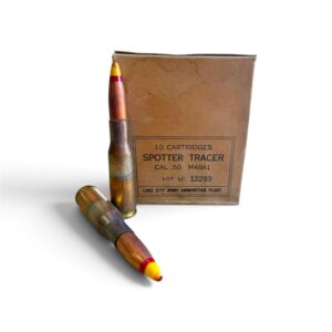 .50 Cal Spotter-Tracer M48A1 Ammunition – 10 Round Box