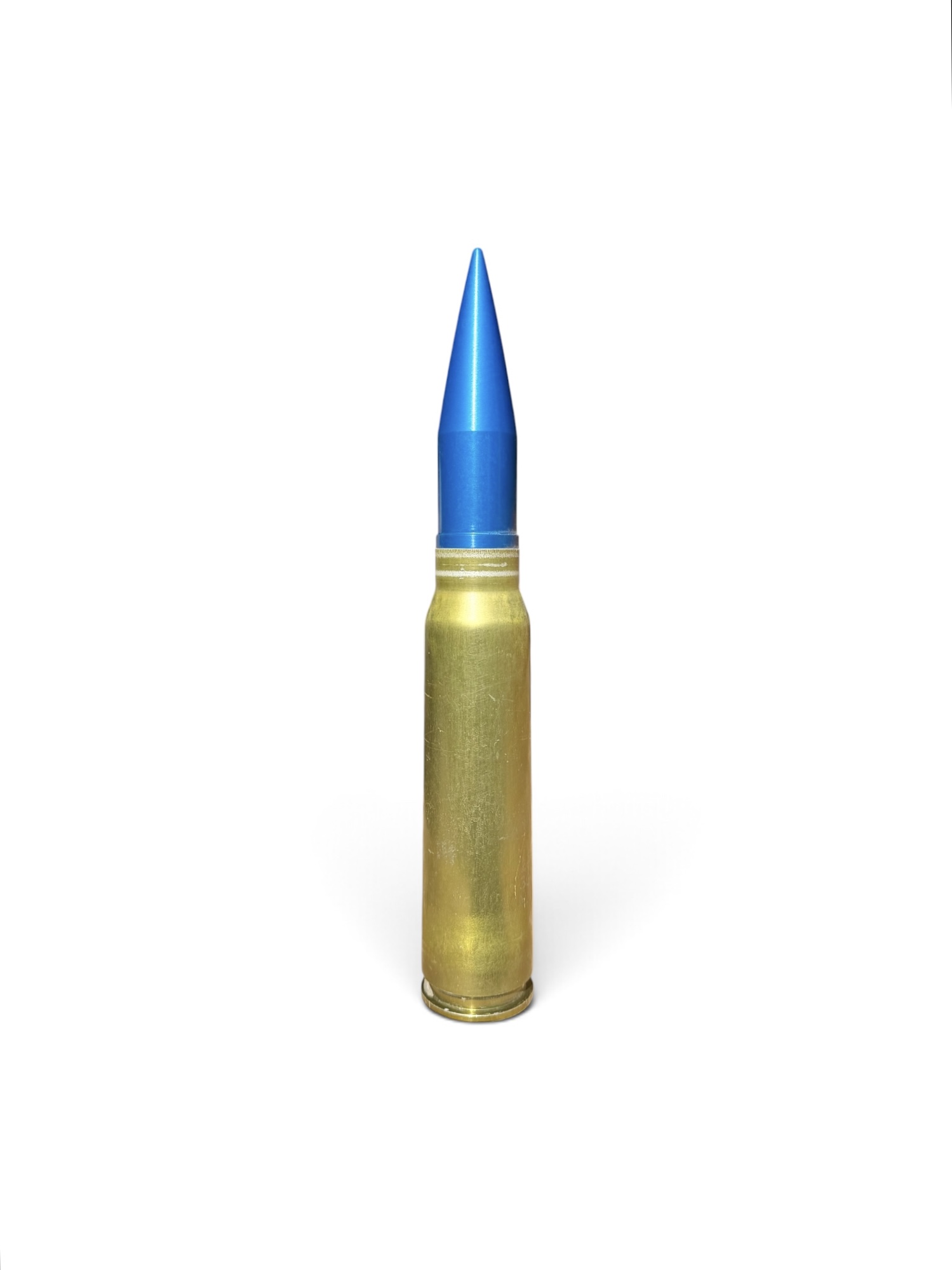 30mm Vulcan GAU-8 Dummy Round – Metal Driving Band Projectile in Fired Case – Price Each