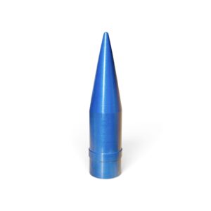 30mm Vulcan GAU-8 Blue Anodized Projectile with Solid Driving Band – Price Each