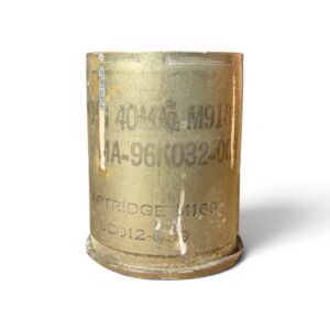 40mm Mark 19 Helicopter Gunship Fired Case Without Link – Scratched – Price Each