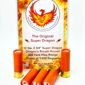 Phoenix Rising Super Dragon’s Breath 12 Gauge 200+ Yard – 5 Rounds