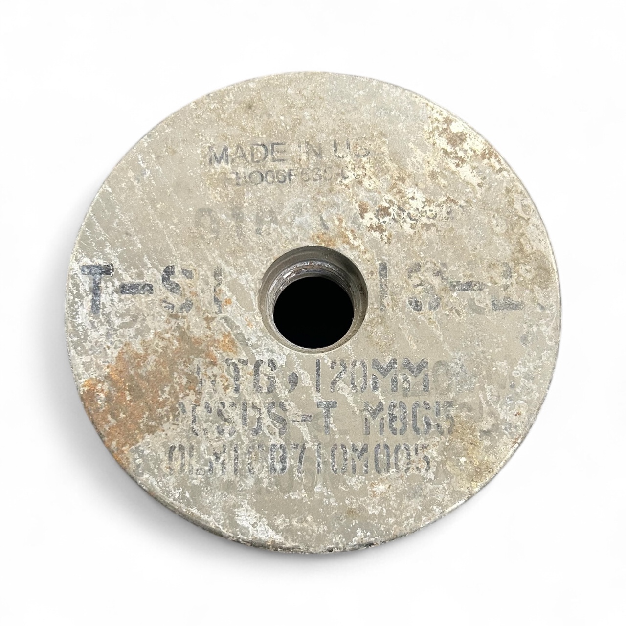 120MM Caseless cartridge Aft Cap with primer tube. - Image 2