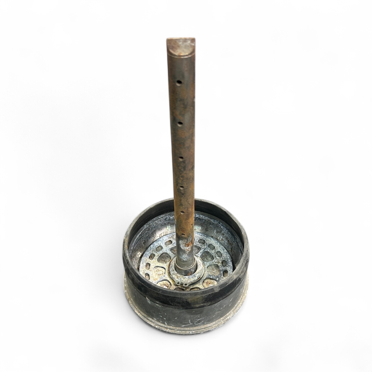 120MM Caseless cartridge Aft Cap with primer tube.