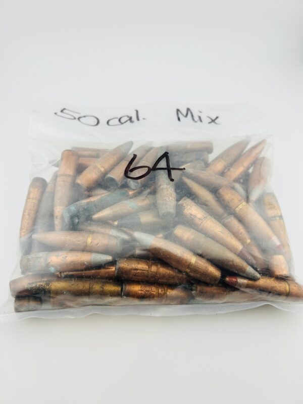 50 cal Mixed Bullets. Grade 2. 64 pack