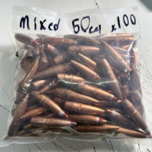 50 cal Mixed Bullets. Grade 2. 100 pack