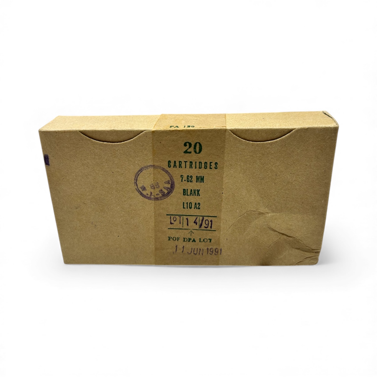 308 crimp type blanks. 20 round box