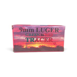 HAPPY VALLEY 9MM Green to Red Tracer Ammo.