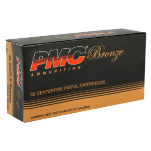 PMC Bronze .40 S&W 165 Grain Full Metal Jacket Ammunition