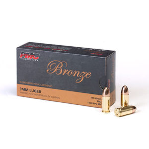 PMC Bronze 9mm Luger 115 Grain FMJ Ammunition