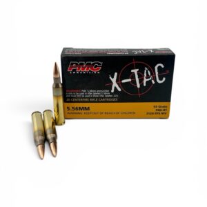 PMC X-TAC 5.56 NATO AMMO 55 GRAIN FMJBT. FREE SHIPPING ON CASE QUATNITY