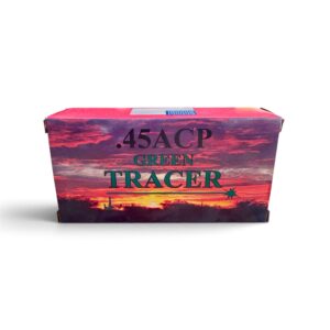 Happy Valley .45 ACP Green Tracer Ammo – 50 Round Box