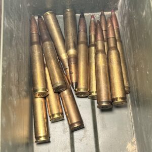 50 cal mixed ammo SOLD AS COMPONENTS ONLY. 13 rounds