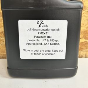 7.62×51 Pull Down Powder. 7.2 LBS De-Mill Products www.cdvs.us