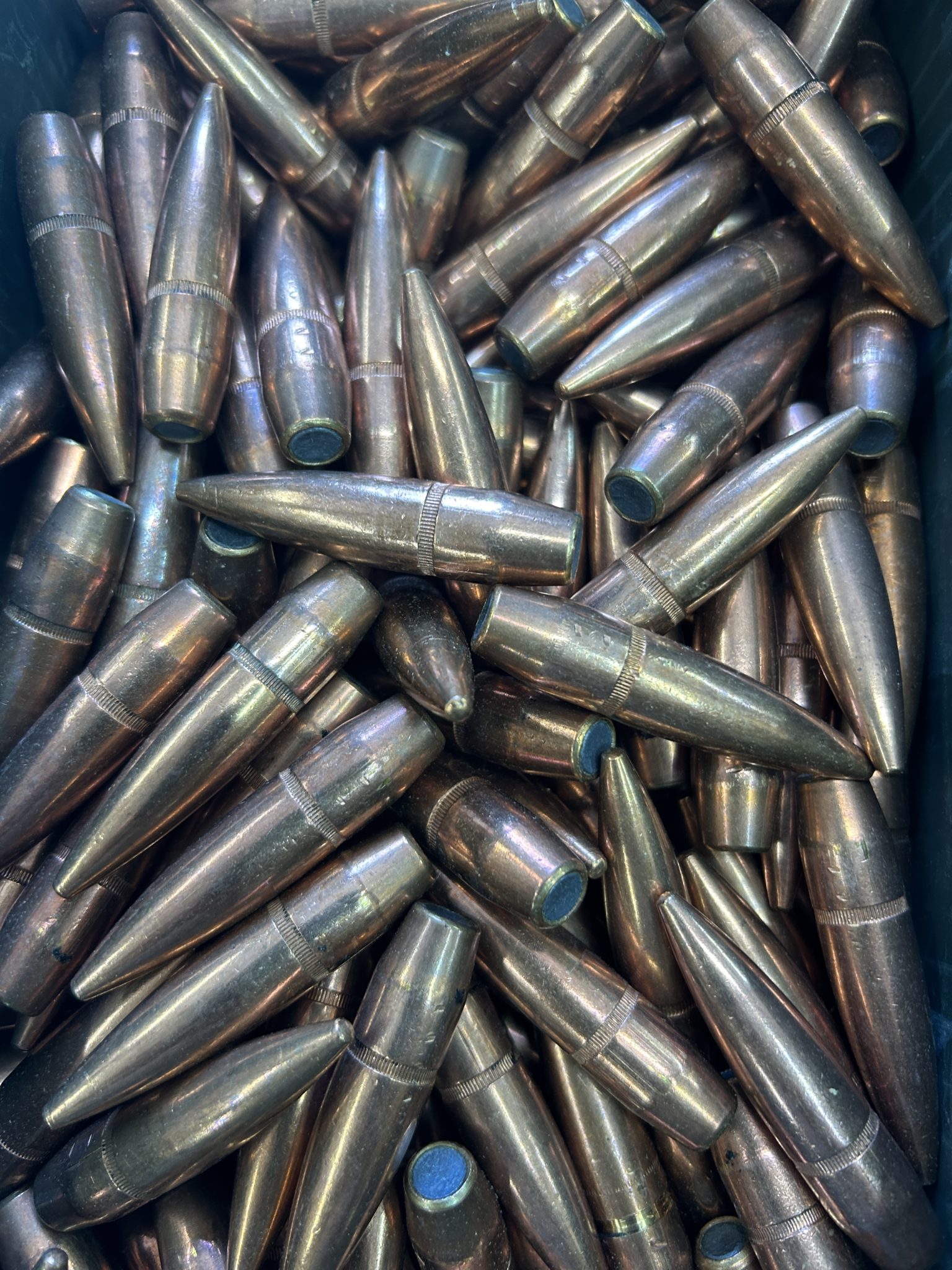 50 BMG 647 Grain Pulled M33 Ball Bullets - 100 Pack