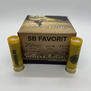 Sellier & Bellot 20 Gauge Buckshot Ammo 2-5/8″ 20 Gauge www.cdvs.us