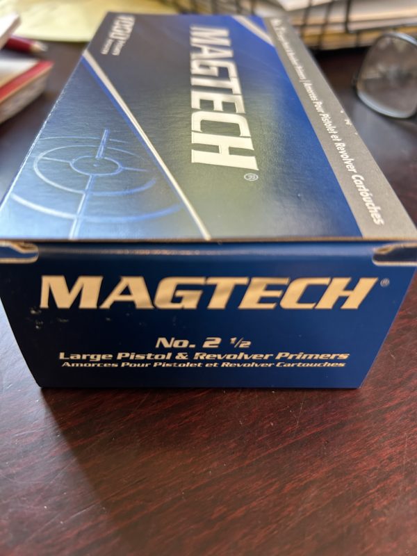 Magtech Large Pistol primers.  PR-LP Primers www.cdvs.us