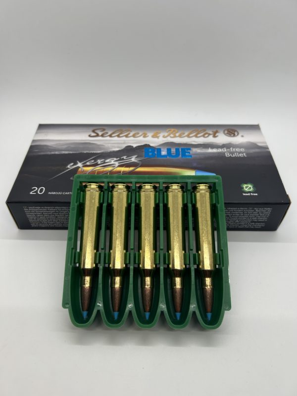 Sellier & Bellot Blue 300 Winchester Magnum Ammo 180 Grain Exergy Lead-Free. 20 round box Limited Supply www.cdvs.us