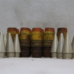 20mm Vulcan SAPHE projectile with separate press in nose fuse- grade 2, pack of 10