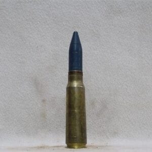 20mm Vulcan fired brass case dummy round with new blue TP projectile, Price Each 20MM cdvs.us