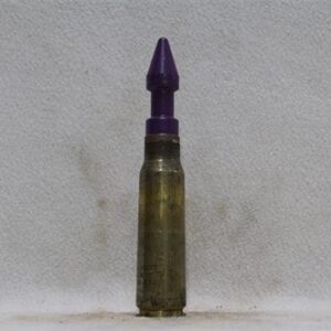 20mm Vulcan dummy round with fired brass case and purple proof test projectile, Price Each 20MM cdvs.us