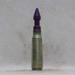 20mm Vulcan dummy round with fired steel case and purple proof test projectile, Price Each 20MM cdvs.us