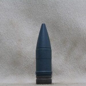 25mm Bushmaster new, blue, tp-t projectiles with threaded tracer hole in flat base, Price Each 25MM cdvs.us