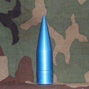 30mm Vulcan GAU-8 blue projectile with solid driving band, annodized, Price Each 30MM cdvs.us