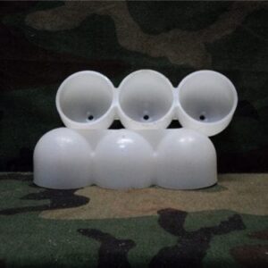 40 mm Shallow plastic three round shell protector. 40MM cdvs.us