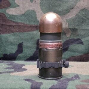 40mm Mark 19 dummy round with fired case, Gold tip and link. 40MM cdvs.us