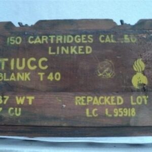 50 cal WWII wad type blank. 150 round box.
