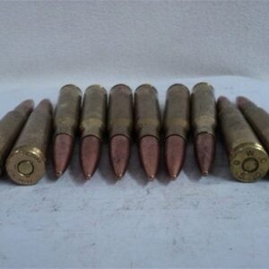 50 Cal. Ball Ammo, WWII and Later. Mixed Foreign and U.S. 10 Round Pack