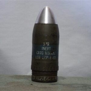 57mm recoiless inert projectile with nose fuse. 57MM cdvs.us