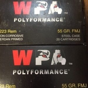 Wolf 223 / 55 Grain Polyformance 223 Rem Bimetal Jacket 55 GR 500Rds 223 / 5.56x45 cdvs.us