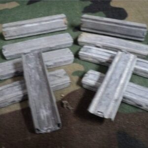 Five shot stripper clips  steel. 10 clip pack