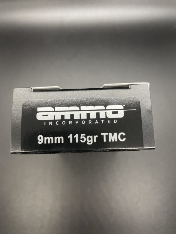 Ammo, Inc. 9 mm Luger 115 gr Total Metal Signature Line.