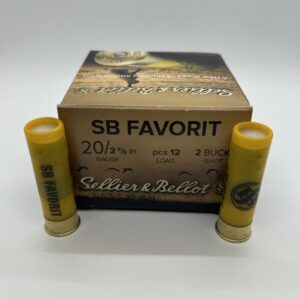 Sellier & Bellot 20 Gauge Buckshot Ammo 2-5/8″ 20 Gauge cdvs.us