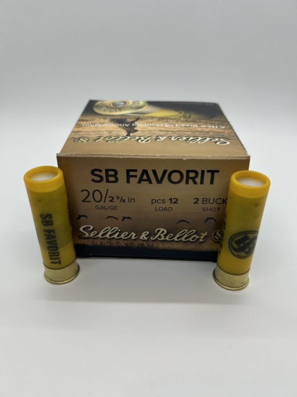 Sellier & Bellot 20 Gauge Buckshot Ammo 2-5/8"