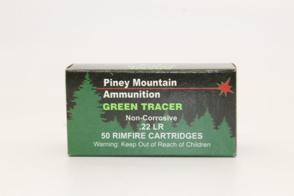 22 LR Green tracer Ammo.