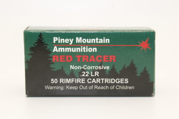 22 LR Piney Mountain Red tracer Ammo.