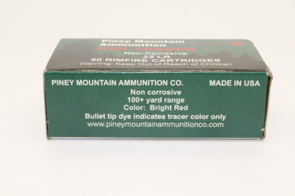 22 LR Piney Mountain Red tracer Ammo. - Image 2