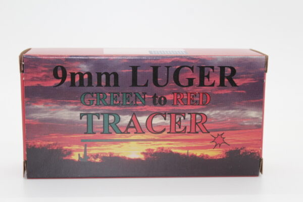 HAPPY VALLEY 9MM Green to Red  Tracer Ammo.