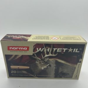 Norma Whitetail 243 Winchester Ammo 100 Grain Jacketed Soft Point Box of 20 .243 Win. www.cdvs.us