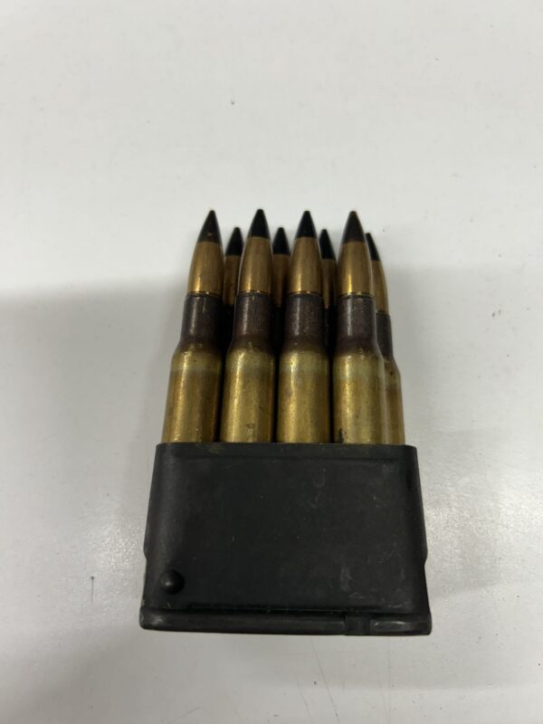 Original 30-06 AP ammo in 8 rd. Garand Clip. 8 rounds