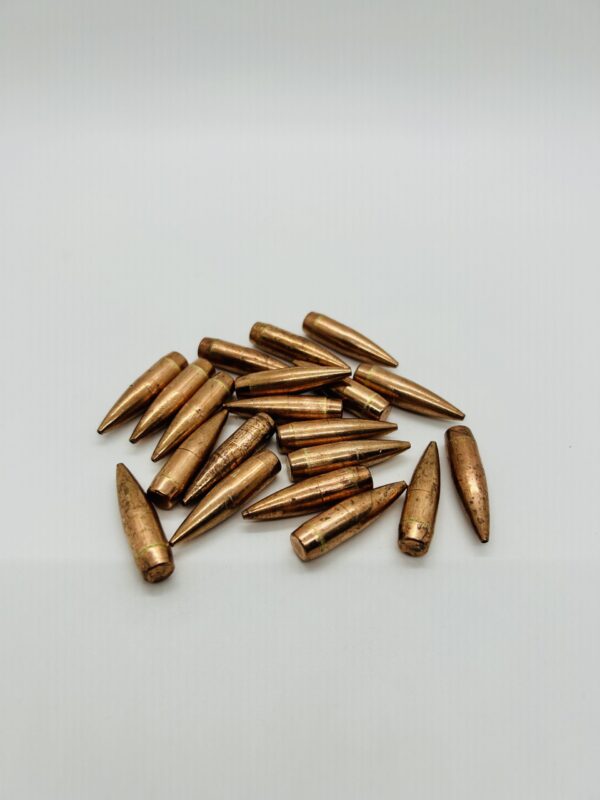 .308 DIAMETER 168 GRAIN B.T. HOLLOW POINT BULLETS. 500 pack.