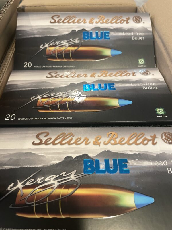 Sellier & Bellot SB308XA eXergy 308 Cal 165 gr TAC-EX-Blue. 20 round box - Image 2