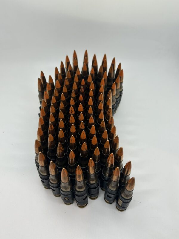 7.62x51 Linked tracer ammo. 100 round belt